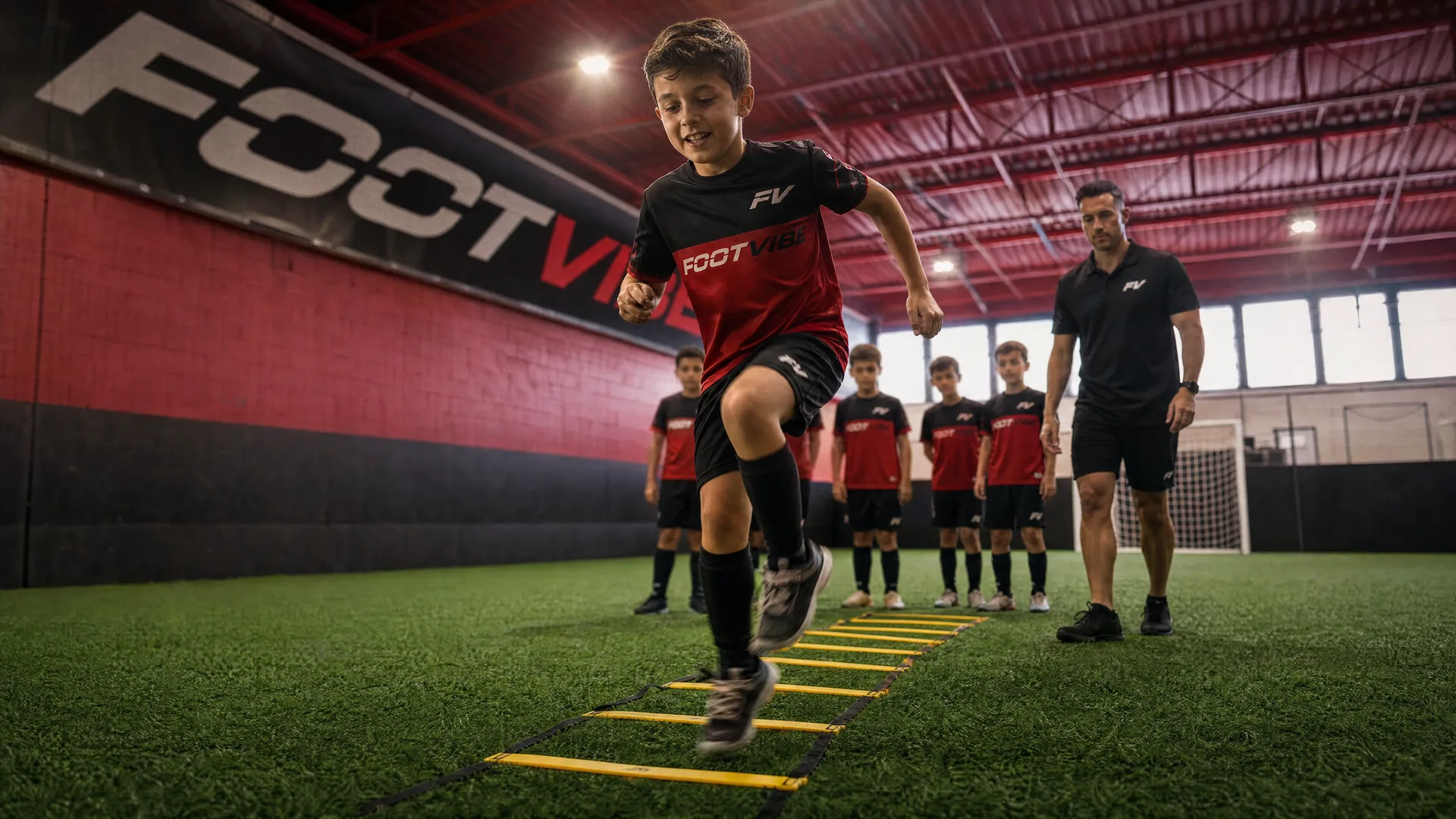 Revolution Soccer Academy training session in Montreal